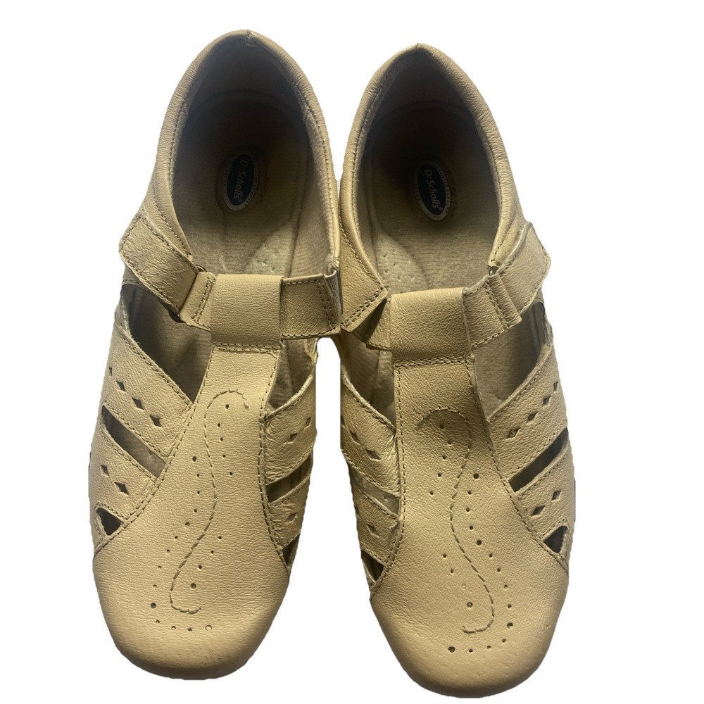 Dr Scholls Shoes  7.5 Tan Mary Jane Flat Advanced Comfort With Hook & Loop‎